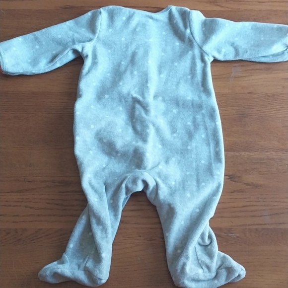 3 Winter themed Carter's Fleece Pajamas. 3m - Picture 8 of 12